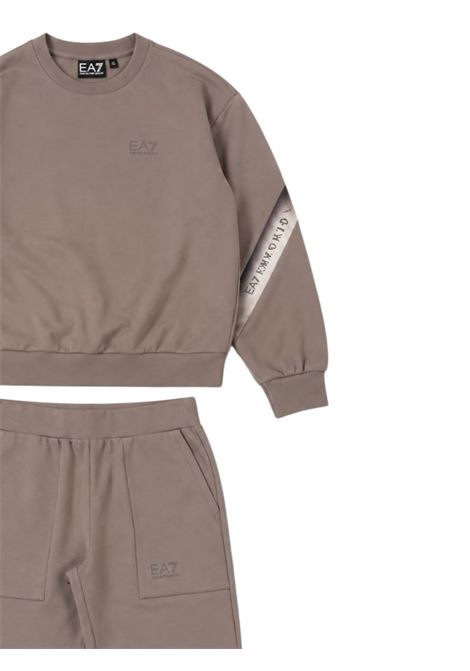 Completo bambina in misto cotone EMPORIO ARMANI | 7G000268GRIGIO
